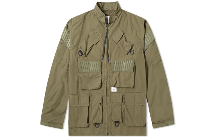 WTAPS Modular Ls 01 Cargo 8 Pocket Jacket Men Olive 192BRDT-JKM07