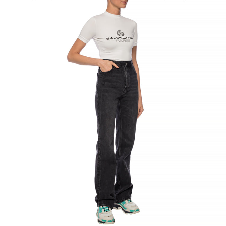Balenciaga SS21 Alphabet Short Sleeve White 594603TGV479000