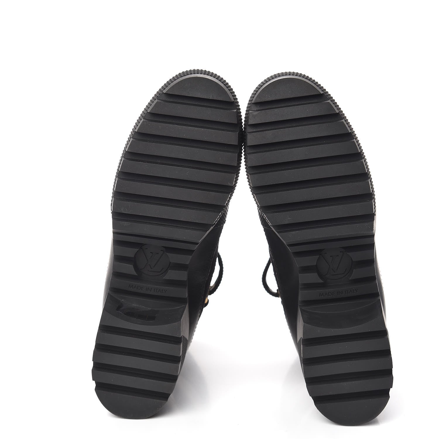 (WMNS) LOUIS VUITTON Laureate Platform Desert Boots 'Black' 1A4FDU