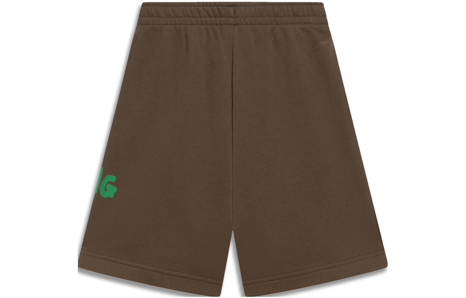 (WMNS) Li-Ning Graphic Shorts 'Brown' AKST664-4