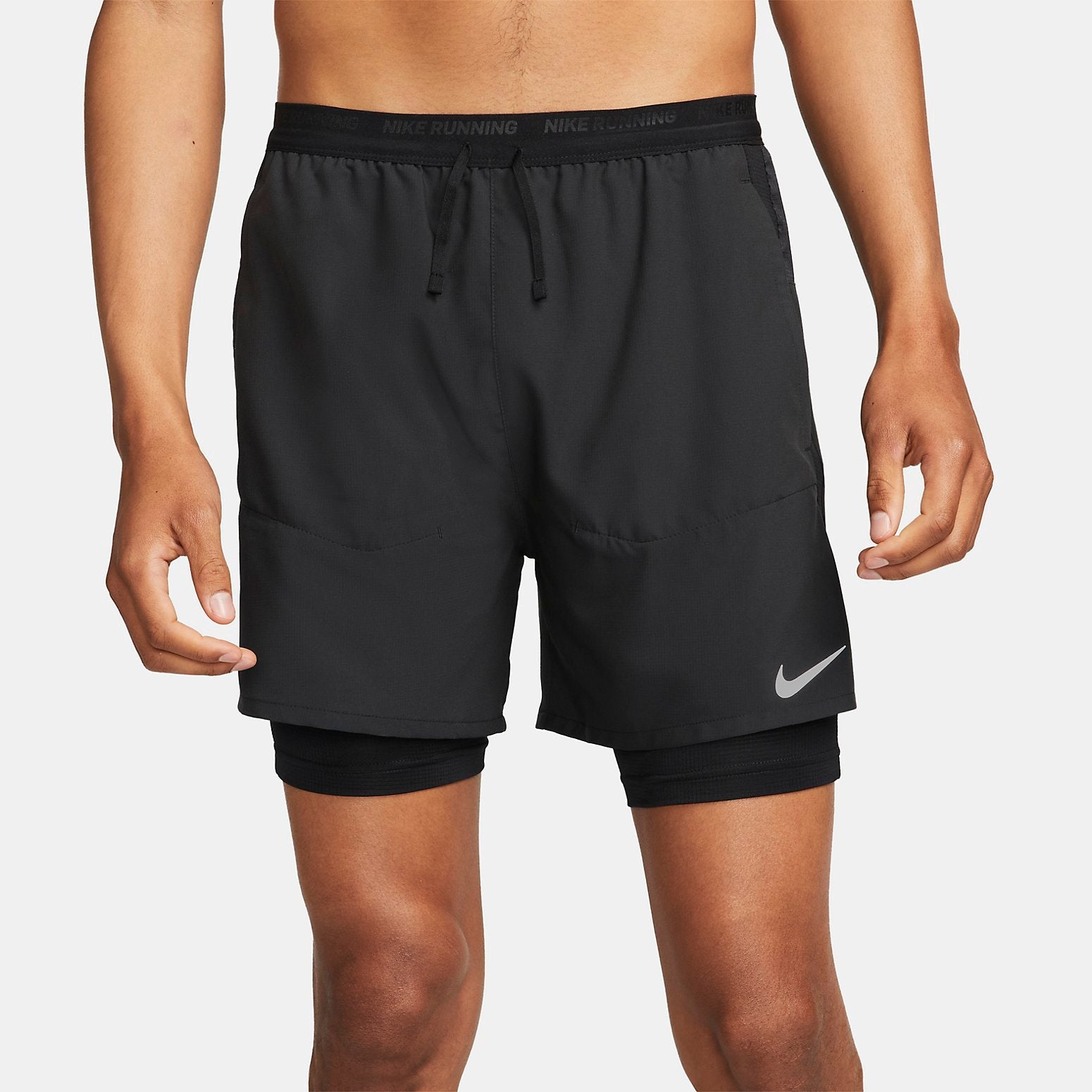 Nike Stride Dri-FIT Hybrid Running Shorts 'Black' DM4757-010