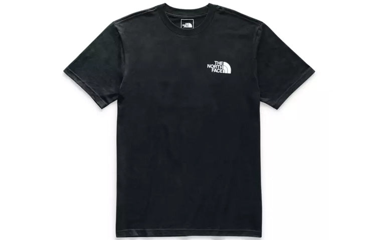 THE NORTH FACE Box Logo Tee Classic Printing Short Sleeve Couple Style Black NF0A3YCYG37