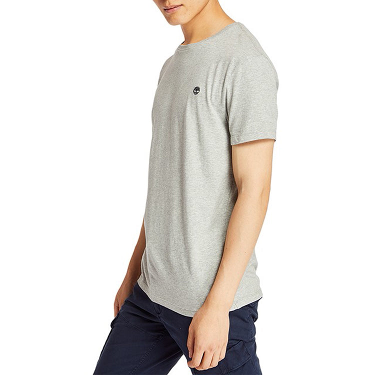 Men's Timberland Outdoor Round Neck Short Sleeve Gray A1MH6052