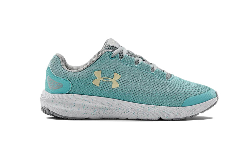(GS) Under Armour Charged Pursuit 2 Grey/Blue 3022860-401