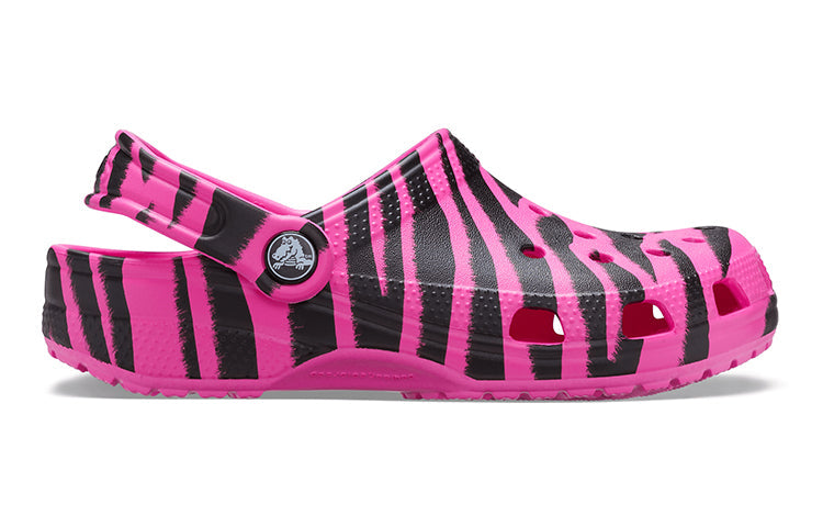 (GS) Crocs Classic Out of This World Clogs 'Electric Pink Black' 206739-6QS