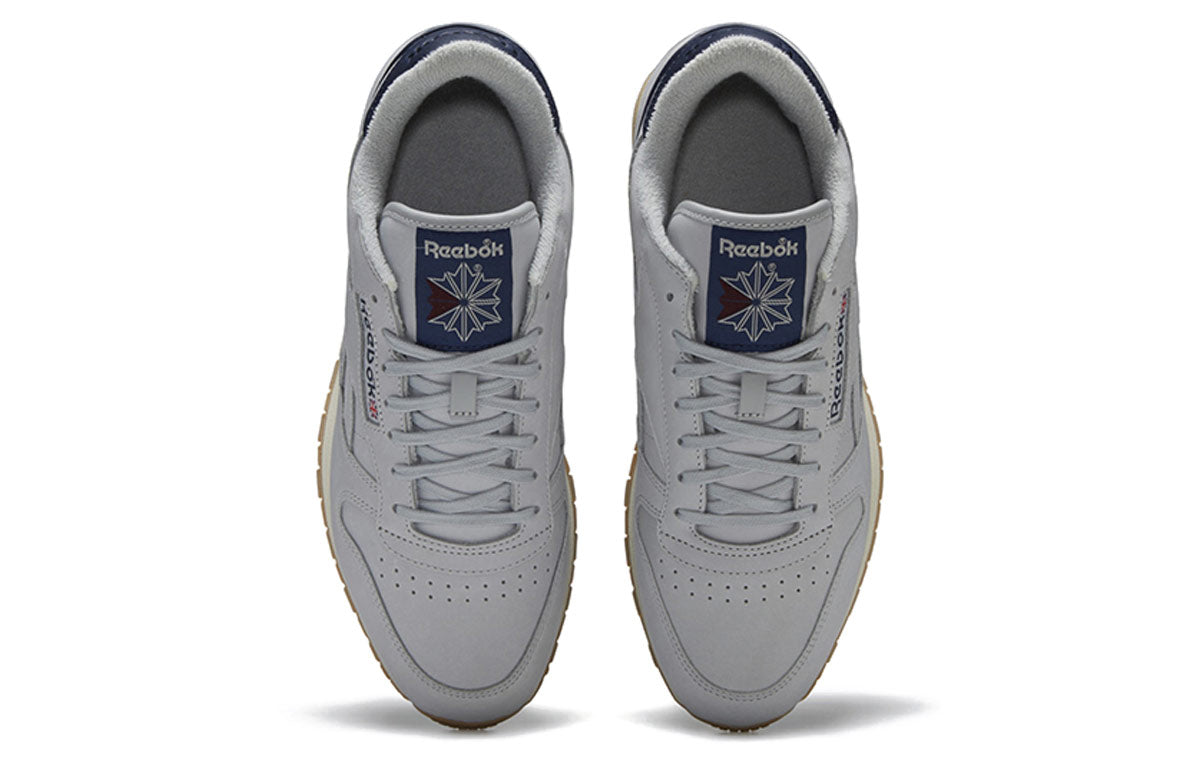 (WMNS) Reebok Classic Leather 'Pure Grey Vector Navy' FV1959
