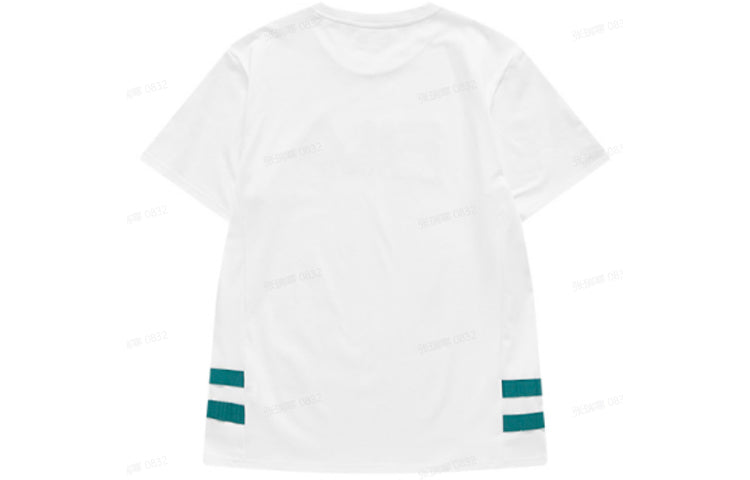 FILA FUSION Casual Sports Round Neck Loose Short Sleeve White T11M123102F-WT