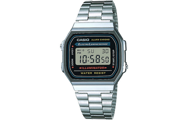 CASIO General YOUTH Japan / South Korea Fashion Silver Digital A168WA-1WDF