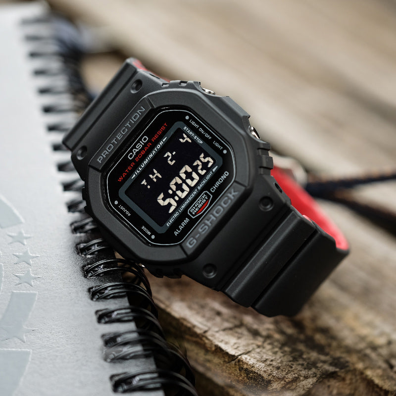 CASIO G-Shock Square 'Black' DW-5600HR-1