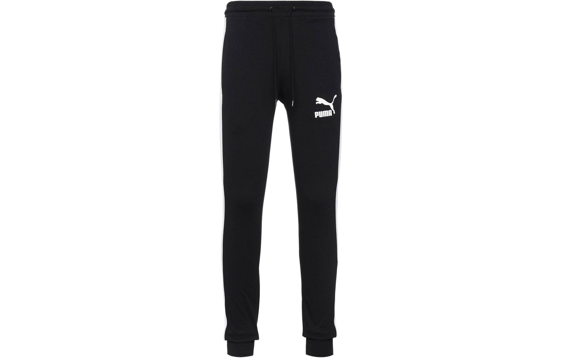 PUMA Iconic T7 Track Pants 'Black White' 597471-01