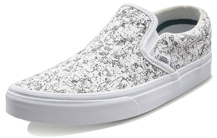 Vans Buty Damskie Classic Slip-On Floral Black/White VN0A38F8MUY