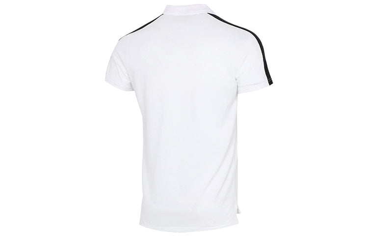 PUMA Iconic T7 Polo Shirt 'White Black' 532290-02