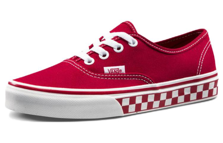 Vans Authentic Low Tops Skateboarding Shoes Unisex Red VN0A38EMT1E