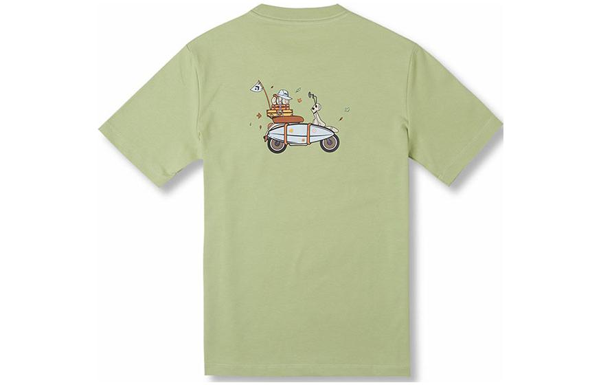 (WMNS) Converse City Escape Tee Asia Sizing 'Light Geen' 10026172-A02