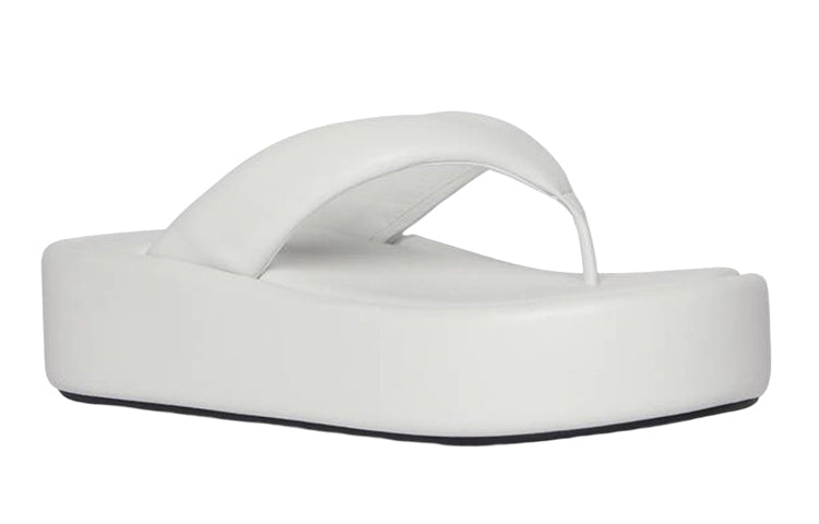 (WMNS) Balenciaga Rise Thong Sandals 'White' 693549WBDA19010