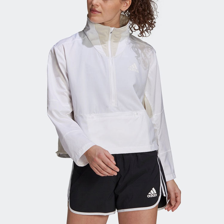 (WMNS) adidas Primeblue Adapt Running Jacket 'White' GP6485