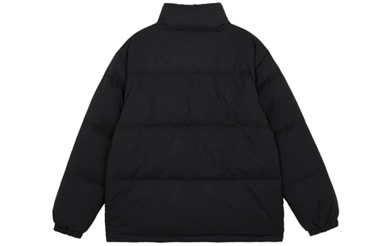 New Balance Warm and Windproof Sports Down Jacket Asia Sizing 'Black Grey' AMJ14306-BK