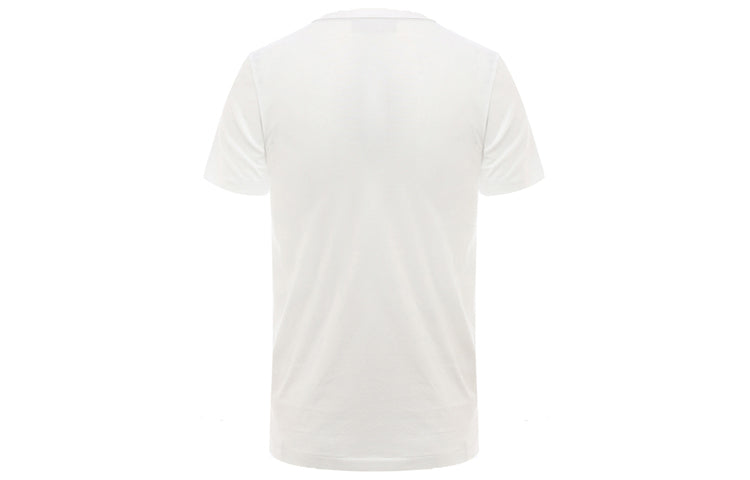 Men's Burberry Logo Round Neck Short Sleeve White 80268541