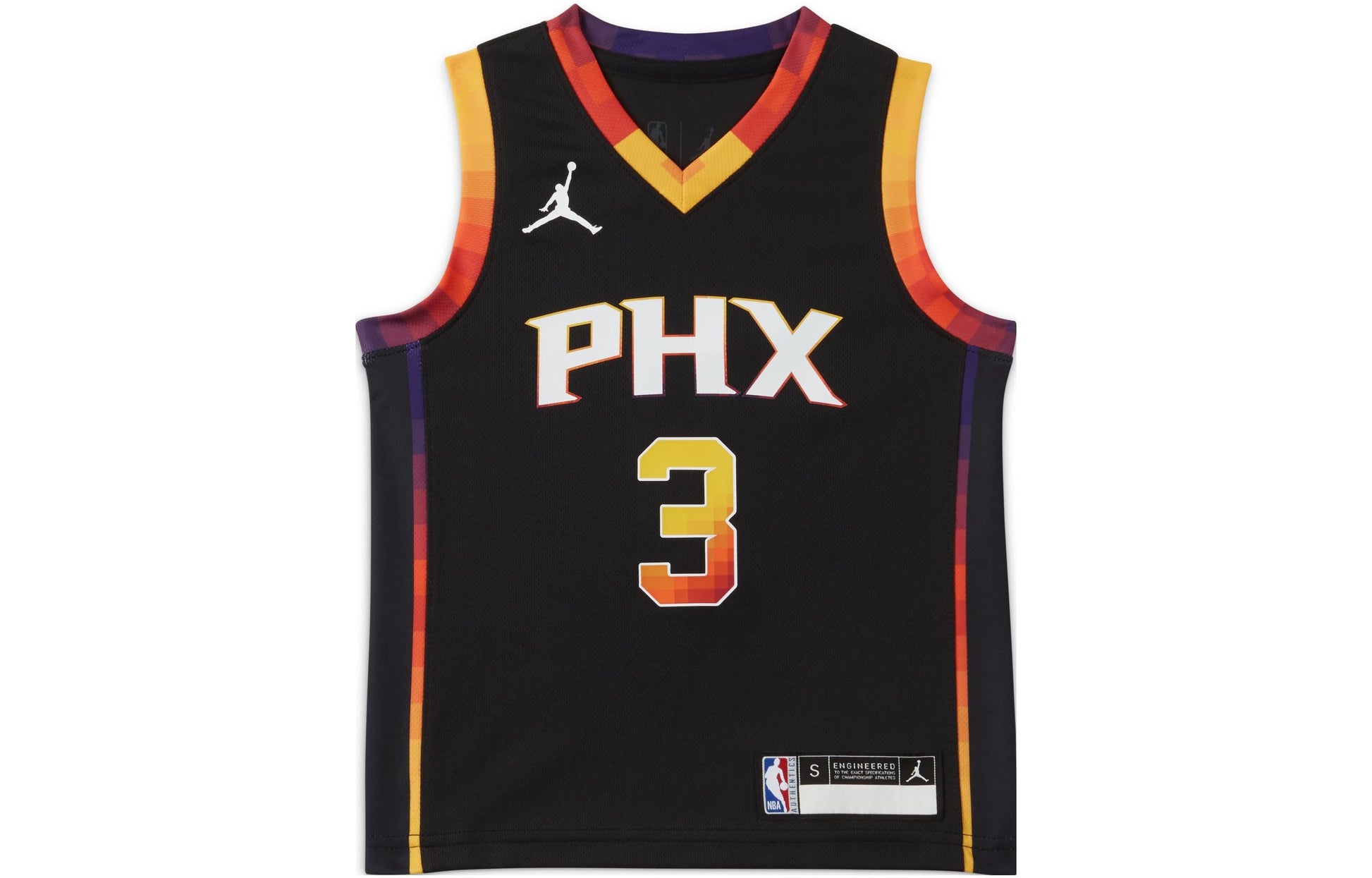 (GS) Air Jordan Phoenix Suns Devin Booker jersey 'Black' FJ4871-010