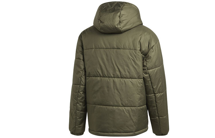 adidas originals Windproof Long Sleeves hooded Jacket Green ED7219