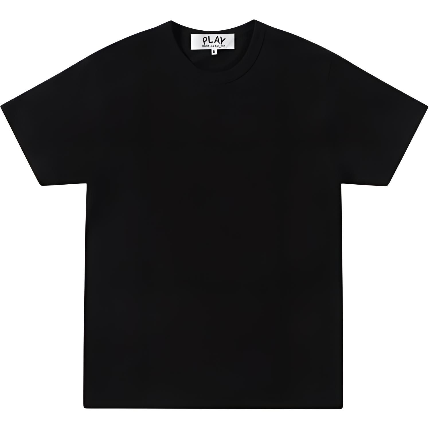 COMME des GARCONS PLAY SS25 Heart Back Emblem T-Shirt 'Black' AX-T340-051-1
