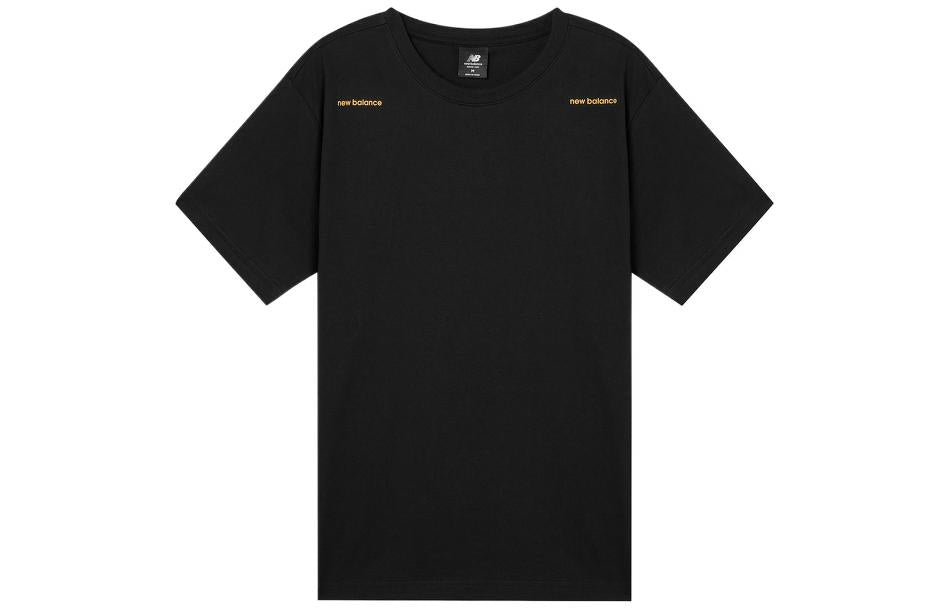 New Balance Classic Graphic Print Tee Asia Sizing 'Black Green' AMT12366-BK
