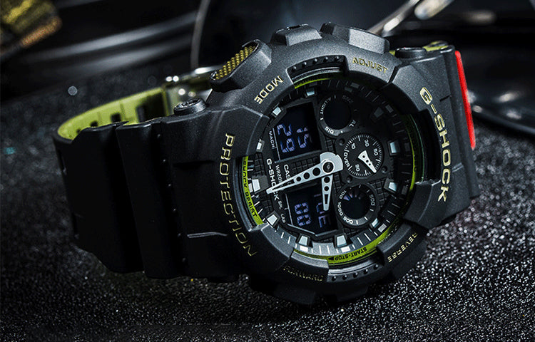 CASIO G-Shock Analog-Digital 'Black' GA-100L-1APR