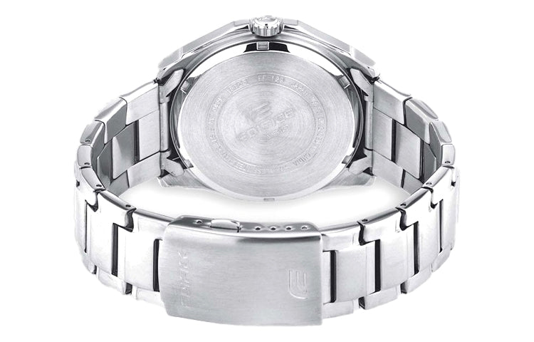 CASIO EDIFICE Stainless Steel Strap Mens Silver Analog EF-129D-1AV