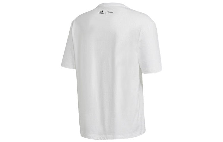 adidas x Disney Alphabet Pattern Printing Sport Round NeckShort Sleeve Men's White GL2222