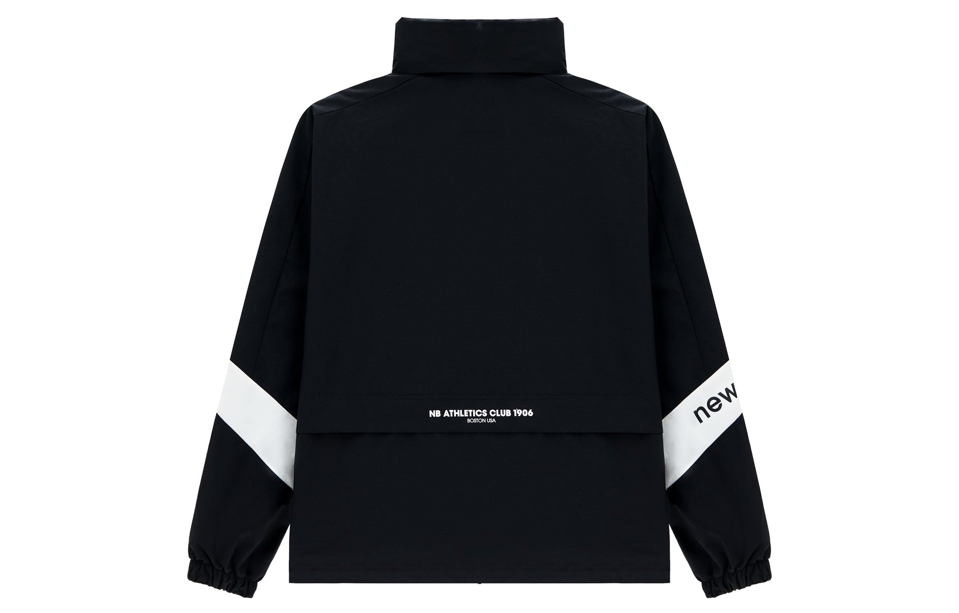 New Balance Lifestyle Jacket Asia Sizing 'Black White' 5AD12103-BK