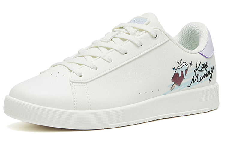 (WMNS) ANTA Life Series Sneakers  'White Purple' 122228065S-1