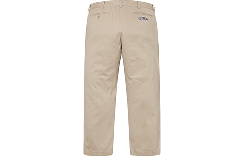 Supreme SS19 Arc Logo Chino Pant Khaki Casual Long Pants Unisex SUP-SS19-521