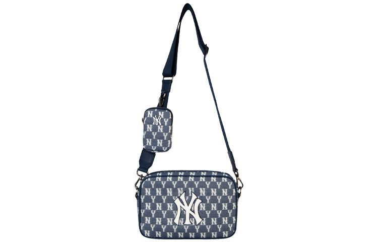MLB Monogram NY New York Yankees Crossbody Bag Blue 32BGDC011-50N