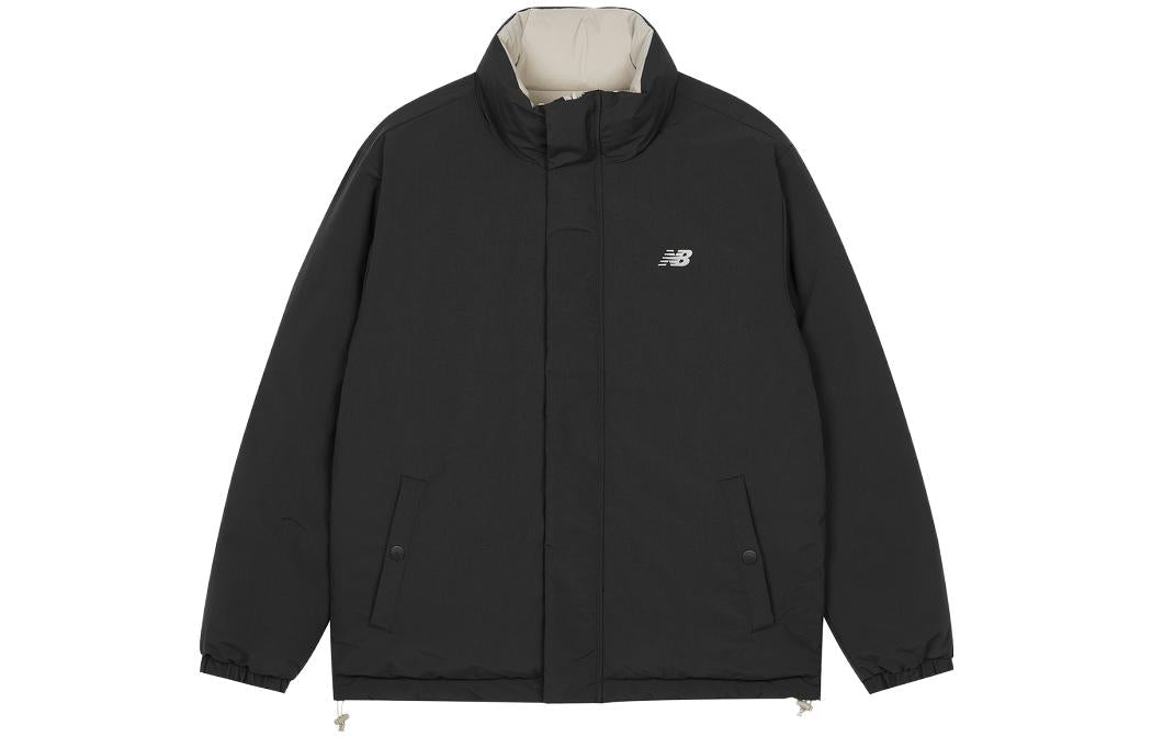 New Balance Waterproof Warm Jacket Asia Sizing 'Black Grey' AMJ34333-BK