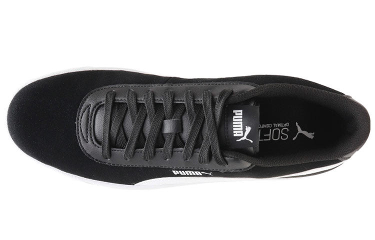 PUMA Unisex Coat Pure SD Sneakers Black/White 381920-01