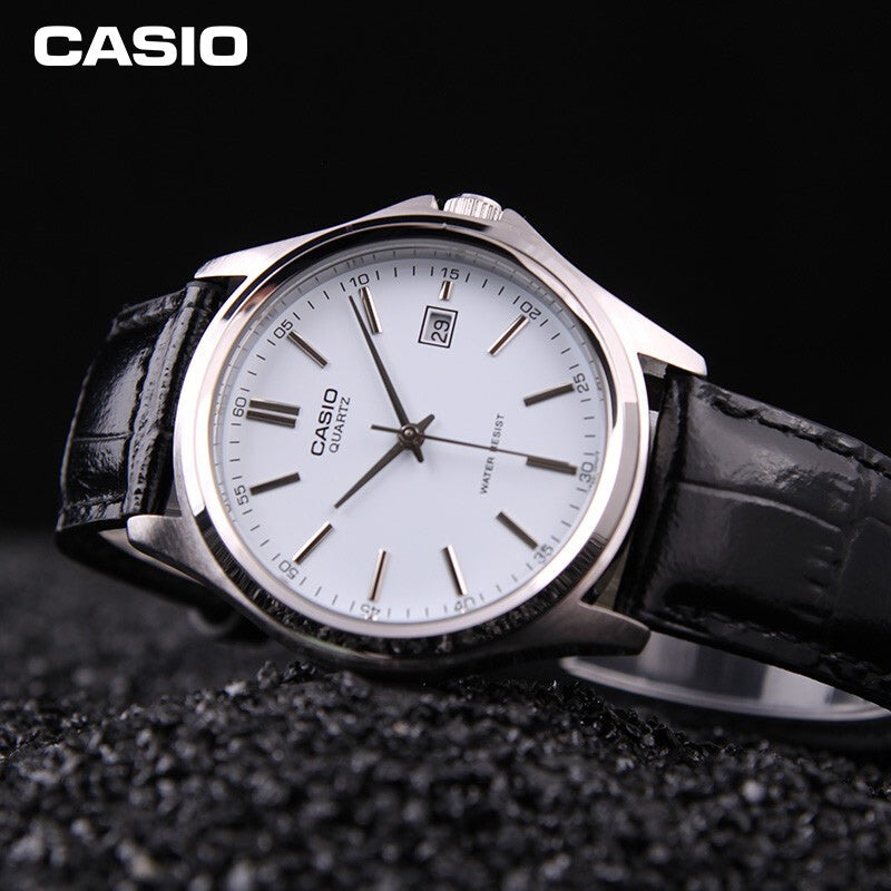 CASIO General DRESS Japan / South Korea Fashion Couple White Dial White Analog MTP-1183E-7B&LTP-1183E-7A