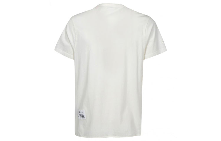 HERON PRESTON Collar  Printing Short Sleeve Unisex White HMAA012S209130110110