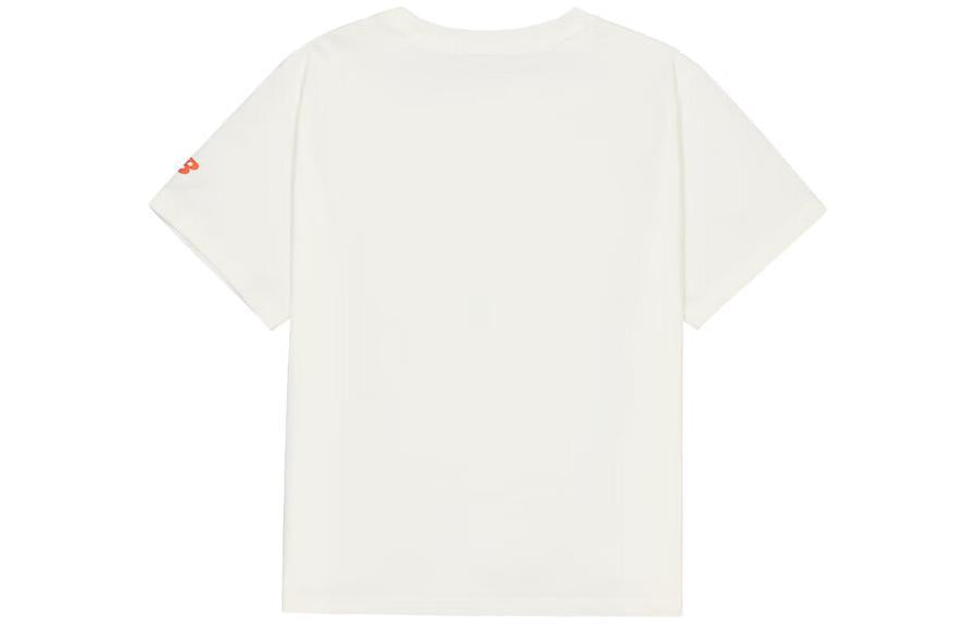 (WMNS) New Balance Cartoon Short Sleeve T-Shirt Asia Sizing 'White' AWT41333-CIC