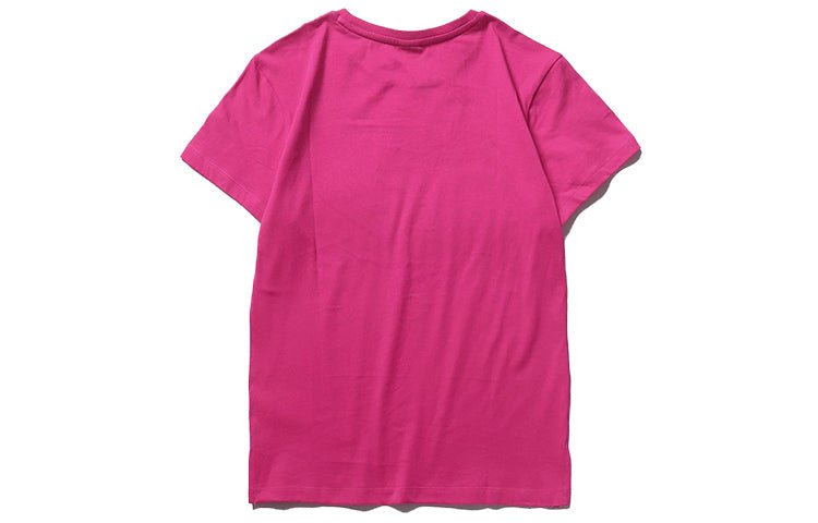 (WMNS) PUMA Classics Logo Tee Large Logo Short Sleeve Red 596512-15