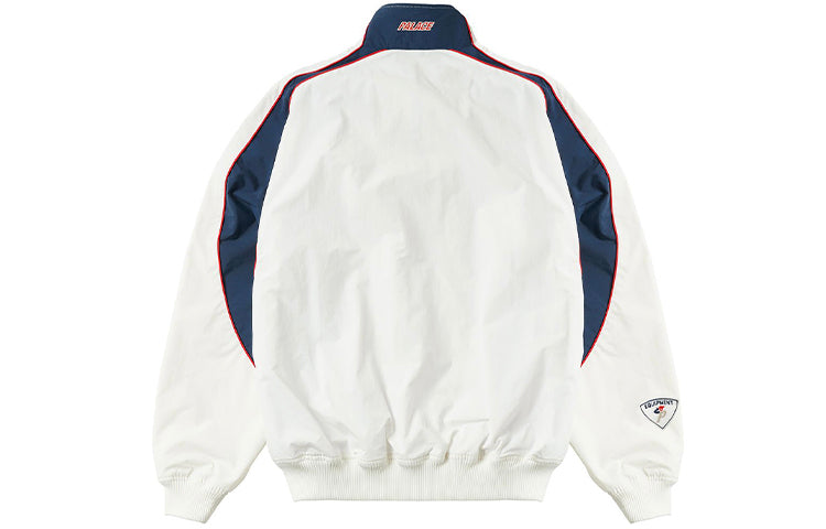 PALACE Sport Mit Floss Jacket Large Logo Zipper Unisex White P20SS026
