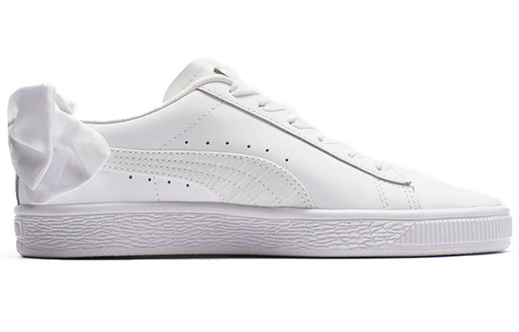 (GS) PUMA Basket Bow 'White' 367321-01
