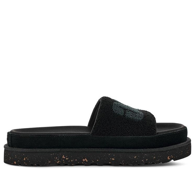 (WMNS) UGG Laton Slide 'Black' 1126350-BTRY