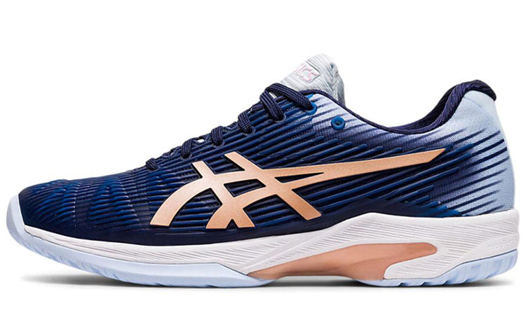 (WMNS) ASICS Solution Speed 'Peacoat Rose Gold' 1042A002-413