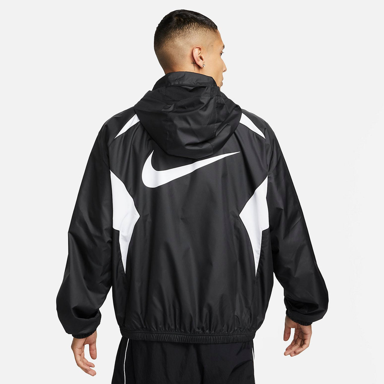 Nike Repel Lightweight Soccer Jacket 'Black White' FB6570-010