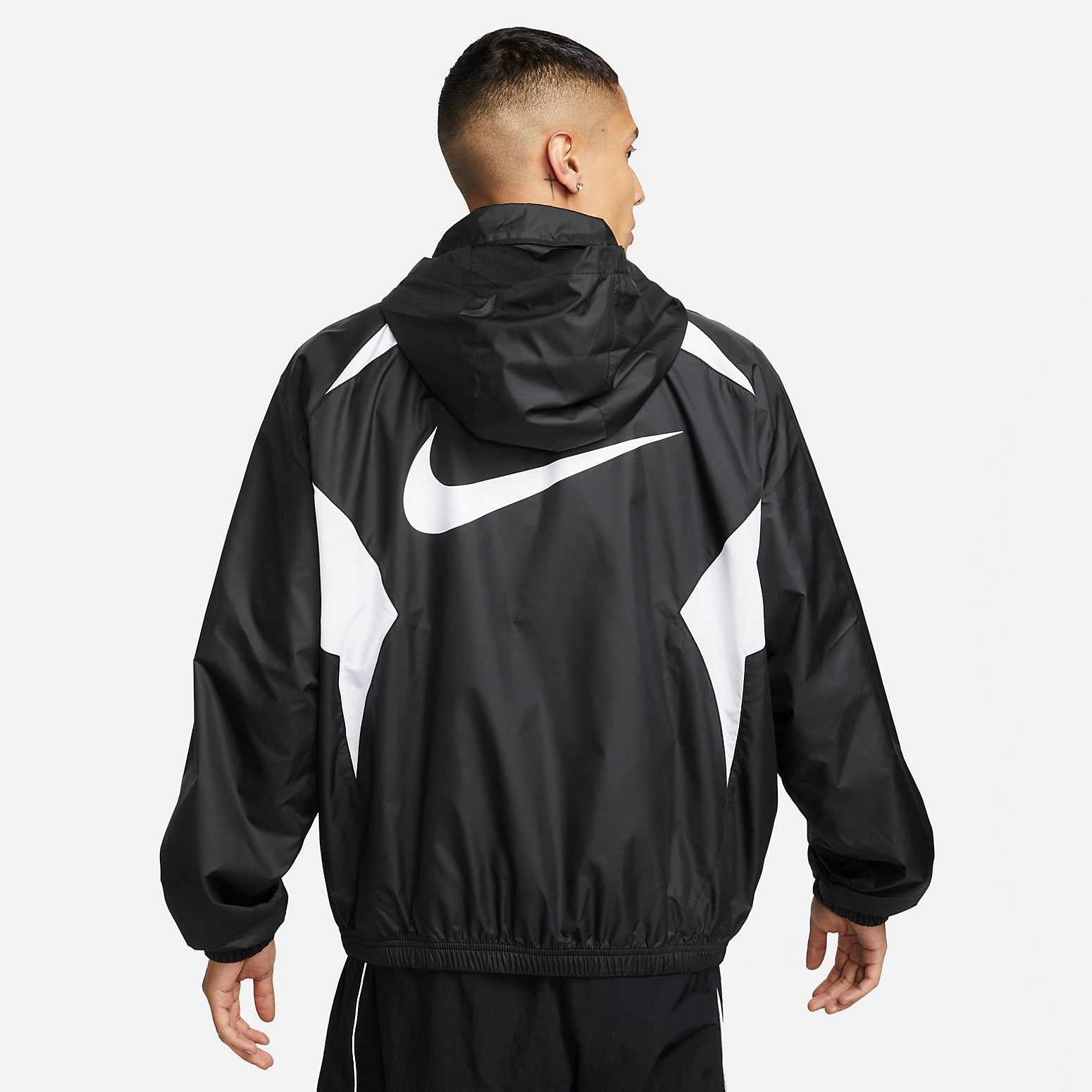 Nike Repel Lightweight Soccer Jacket 'Black White' FB6570-010