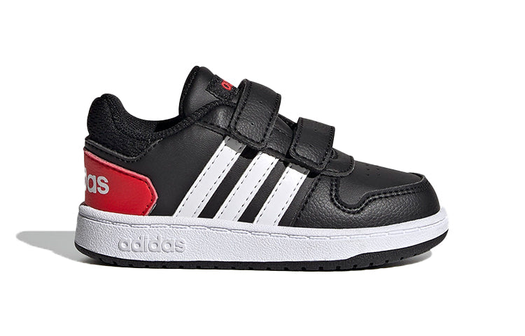 (TD) adidas Hoops 2.0 'Black White Red' FY9444