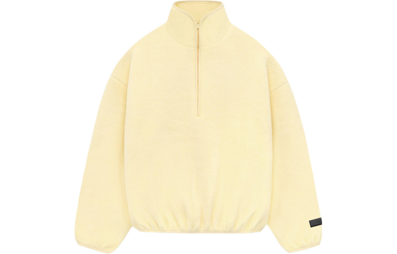 Fear of God Essentials SS24 Nylon Half Zip Mockneck 'Garden Yellow' 202SP244271F