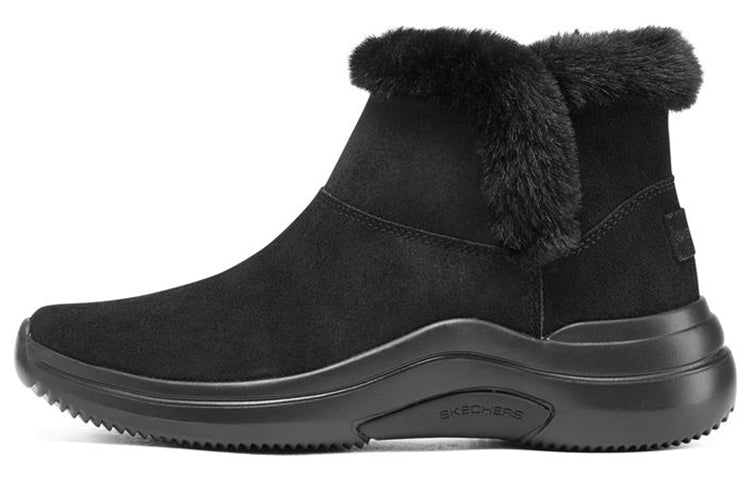 (WMNS) Skechers On-The-Go Midtown So Plush 'Black' 144250-BBK