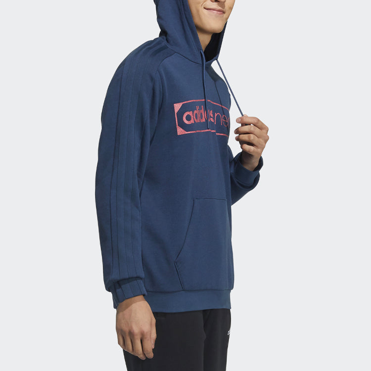 adidas neo M Ssfv1 2 Casual Sports hooded Pullover Blue GP4852