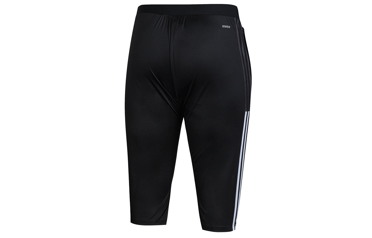 Men's adidas Tiro21 3/ Soccer/Football Training Casual Sports Pants Black GM7375